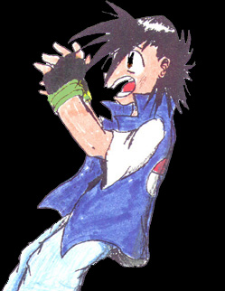 A pic of the manga Ash I drew